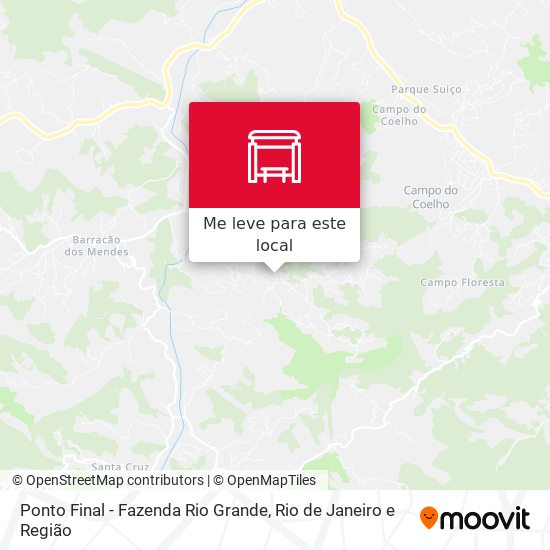 Ponto Final - Fazenda Rio Grande mapa