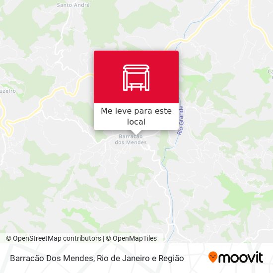 Barracão Dos Mendes mapa
