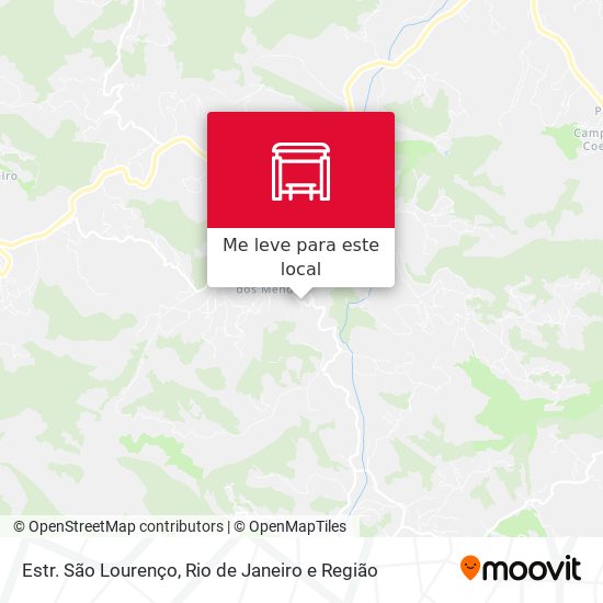 Estr. São Lourenço mapa