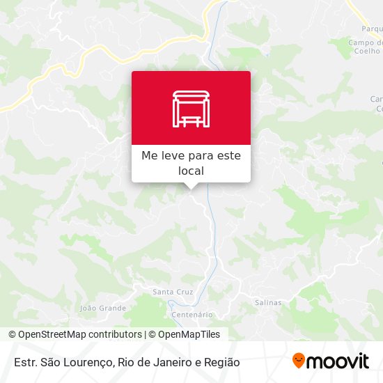 Estr. São Lourenço mapa
