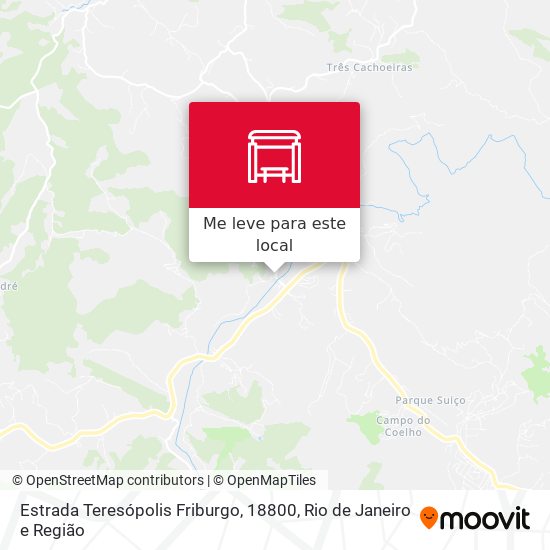 Estrada Teresópolis Friburgo, 18800 mapa