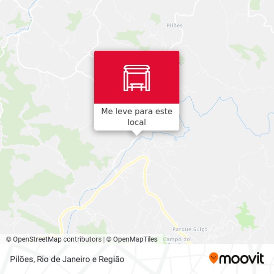 Pilões mapa