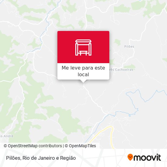 Pilões mapa
