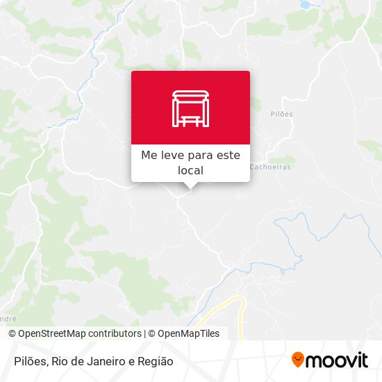 Pilões mapa