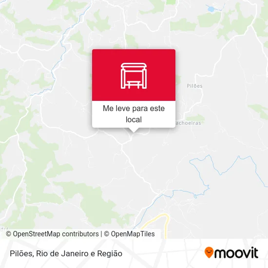 Pilões mapa