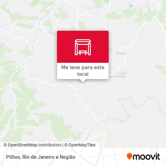 Pilões mapa