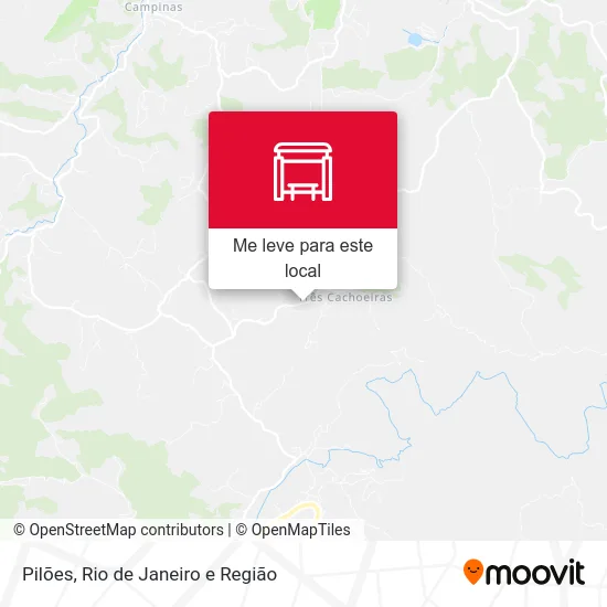 Pilões mapa