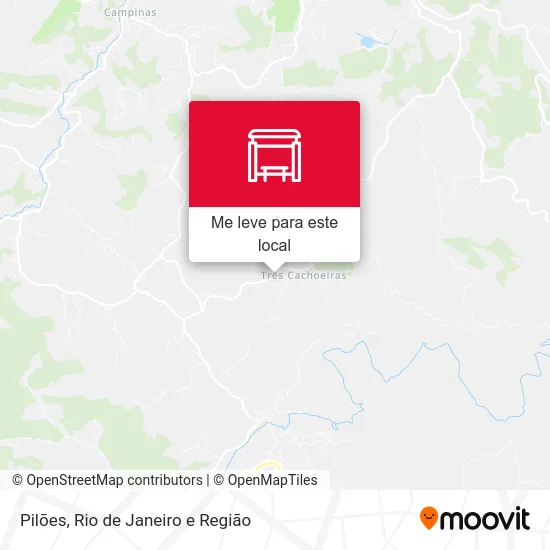 Pilões mapa