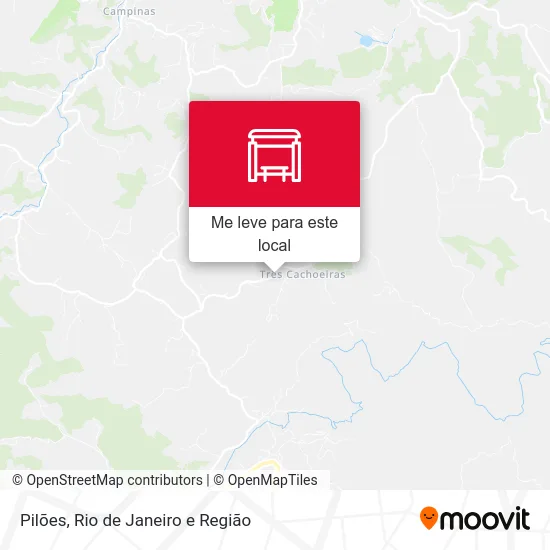Pilões mapa