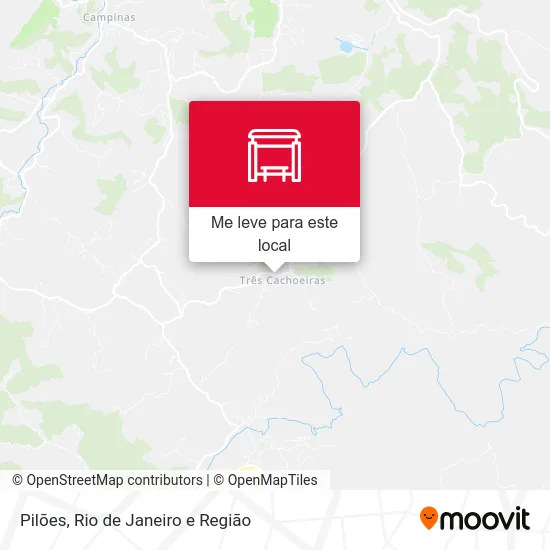Pilões mapa