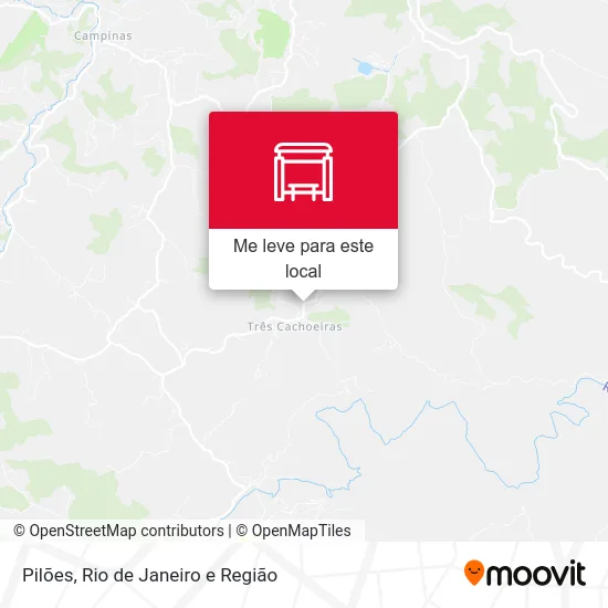 Pilões mapa