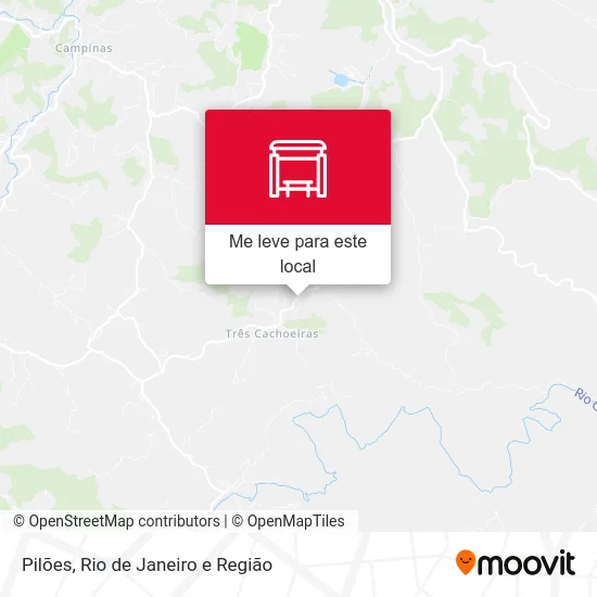Pilões mapa