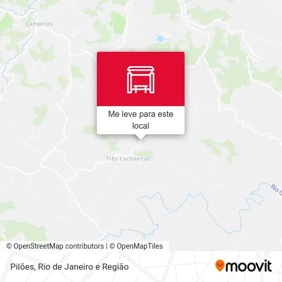 Pilões mapa