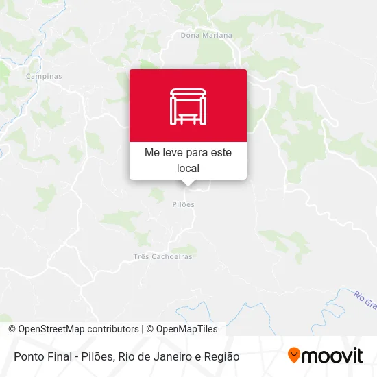 Ponto Final - Pilões mapa