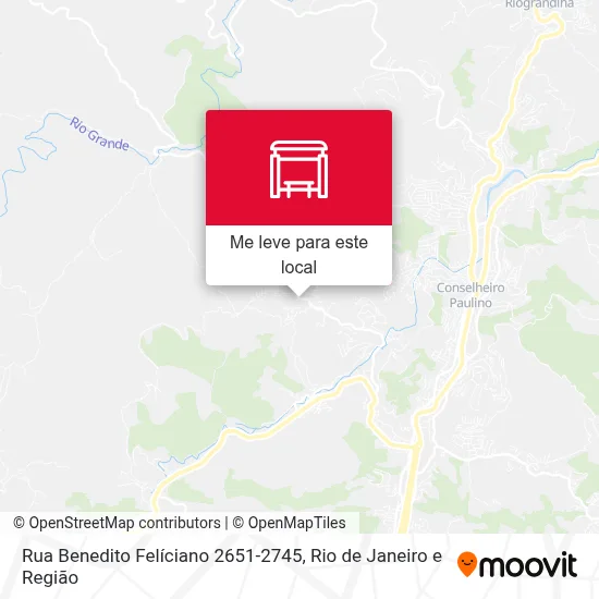 Rua Benedito Felíciano 2651-2745 mapa