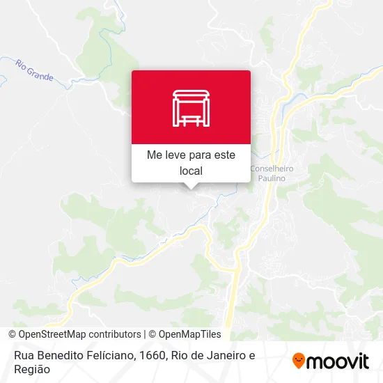 Rua Benedito Felíciano, 1660 mapa