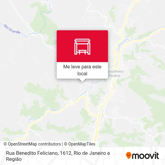 Rua Benedito Felíciano, 1612 mapa