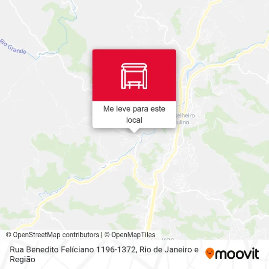 Rua Benedito Felíciano 1196-1372 mapa