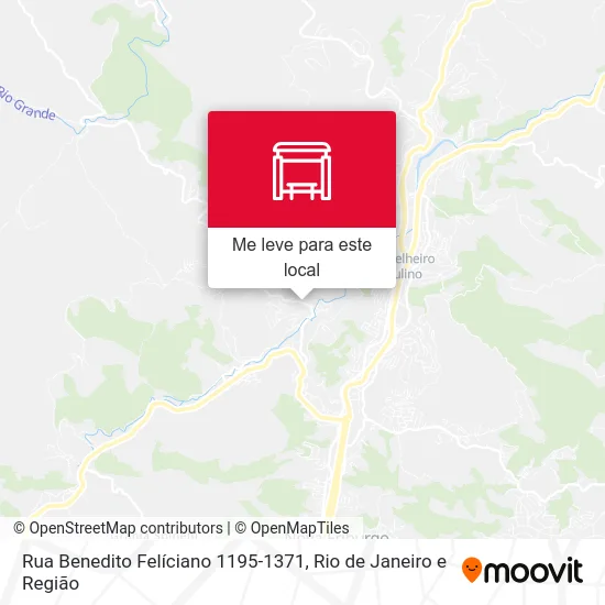Rua Benedito Felíciano 1195-1371 mapa