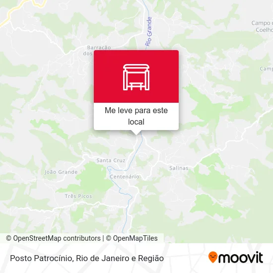 Posto Patrocínio mapa