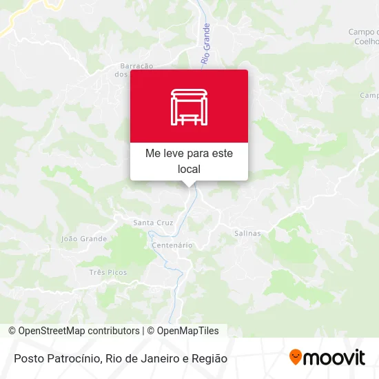 Posto Patrocínio mapa