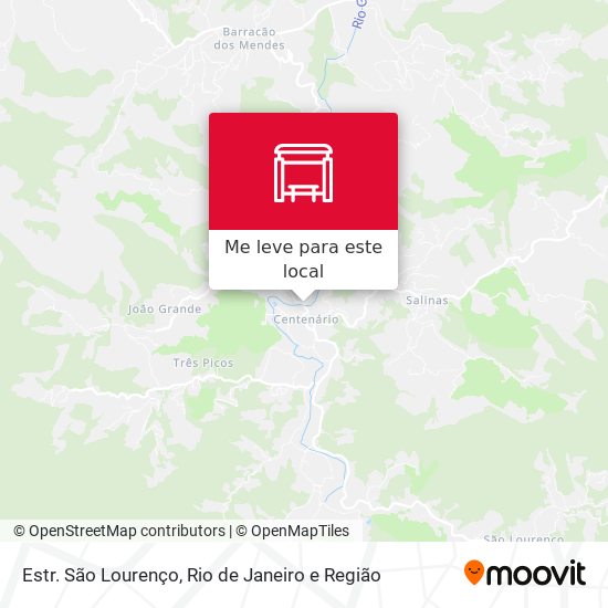 Estr. São Lourenço mapa