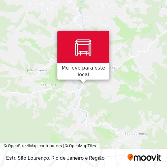Estr. São Lourenço mapa