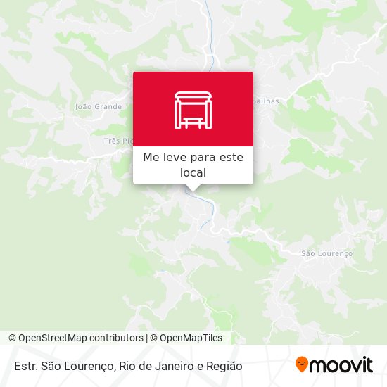 Estr. São Lourenço mapa