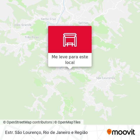 Estr. São Lourenço mapa