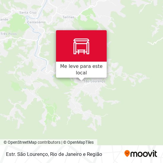 Estr. São Lourenço mapa