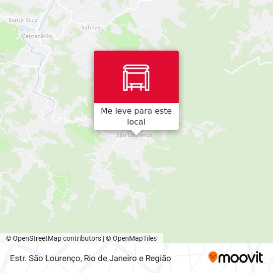 Estr. São Lourenço mapa
