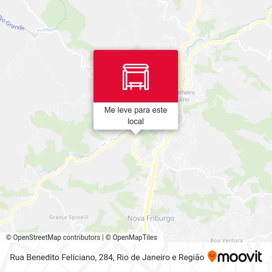 Rua Benedito Felíciano, 284 mapa