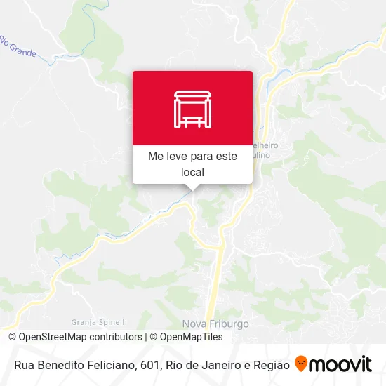 Rua Benedito Felíciano, 601 mapa