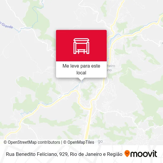 Rua Benedito Felíciano, 929 mapa