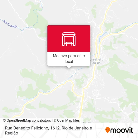 Rua Benedito Felíciano, 1612 mapa