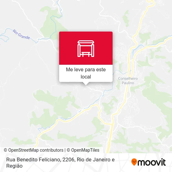 Rua Benedito Felíciano, 2206 mapa