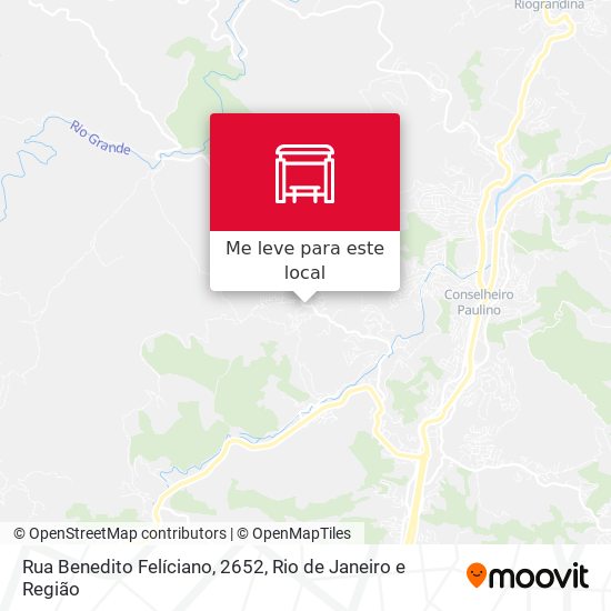Rua Benedito Felíciano, 2652 mapa