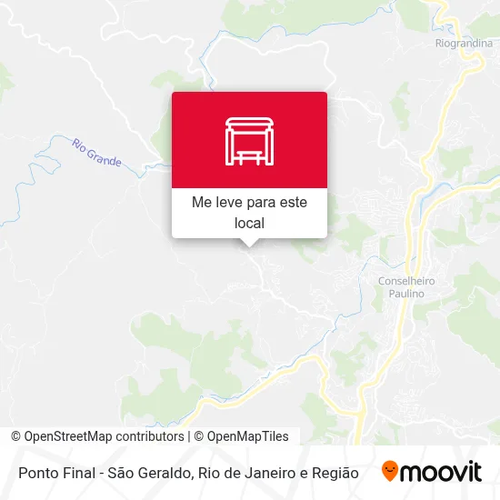 Ponto Final - São Geraldo mapa