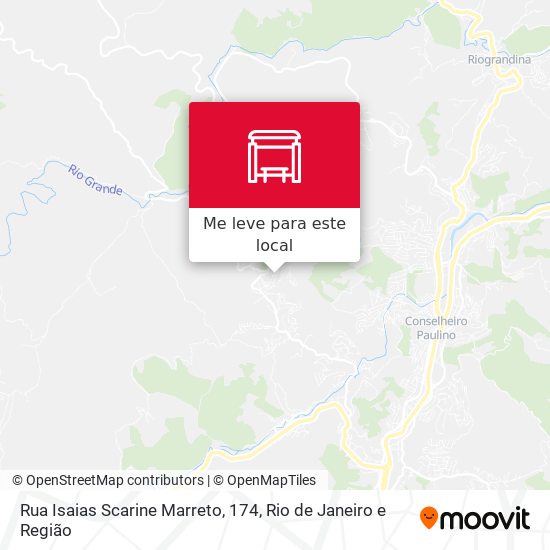 Rua Isaias Scarine Marreto, 174 mapa