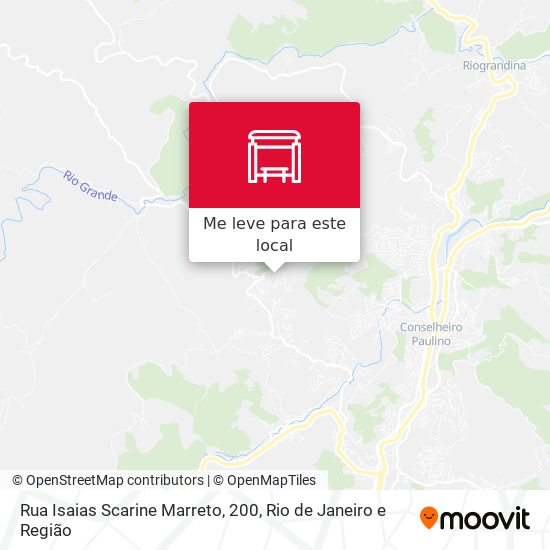 Rua Isaias Scarine Marreto, 200 mapa