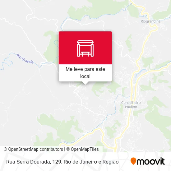 Rua Serra Dourada, 129 mapa