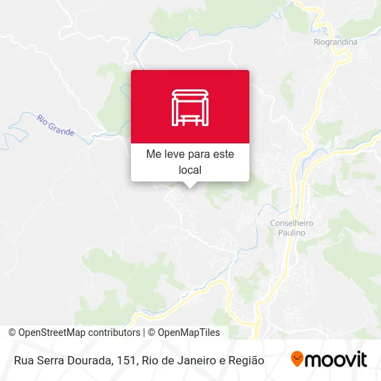 Rua Serra Dourada, 151 mapa