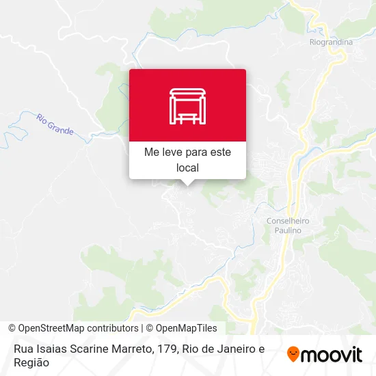 Rua Isaias Scarine Marreto, 179 mapa