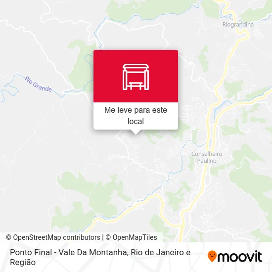 Ponto Final - Vale Da Montanha mapa