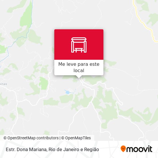 Estr. Dona Mariana mapa