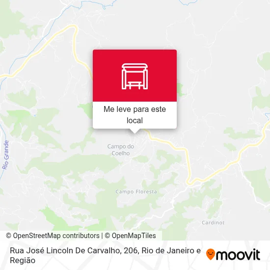Rua José Lincoln De Carvalho, 206 mapa
