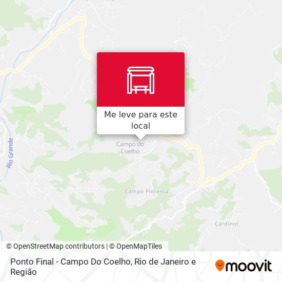 Ponto Final - Campo Do Coelho mapa