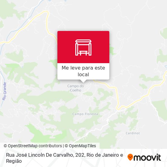 Rua José Lincoln De Carvalho, 202 mapa