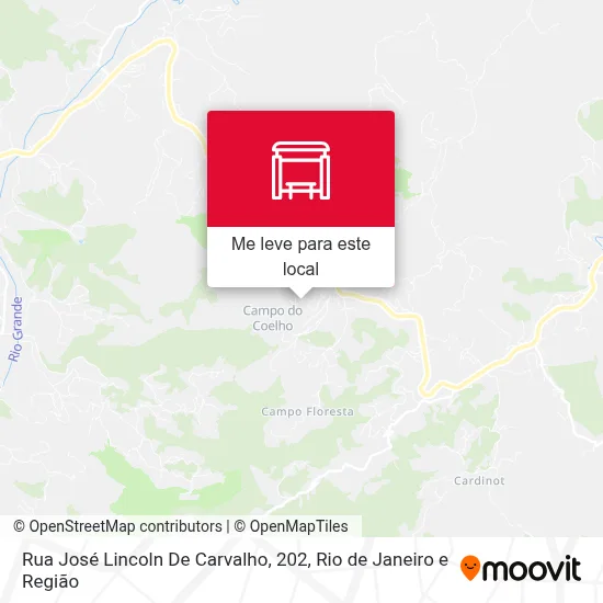 Rua José Lincoln De Carvalho, 202 mapa