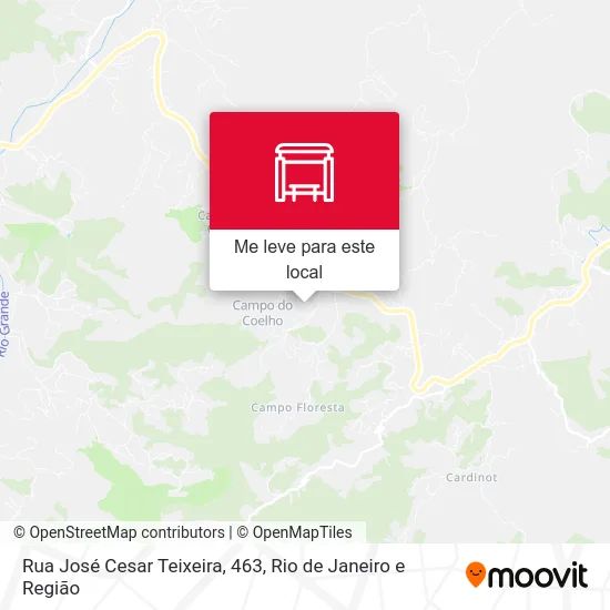 Rua José Cesar Teixeira, 463 mapa